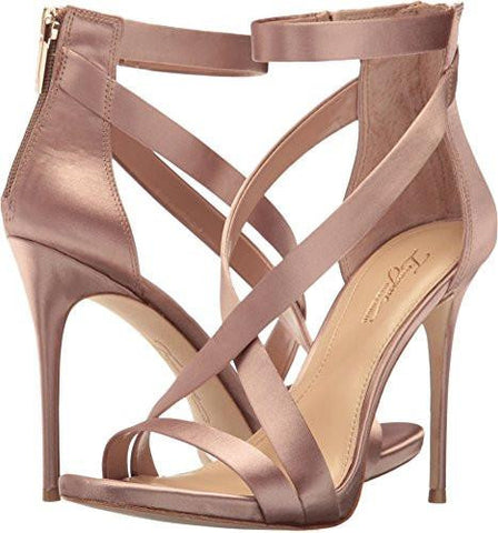 Imagine Vince Camuto Devin Warm Taupe Deluxe Satin Sandal