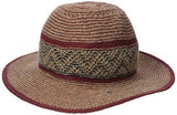 Tribal Panama Hat Wine Red One Size