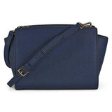 Michael Michael Kors Selma Medium Messenger Navy One Size