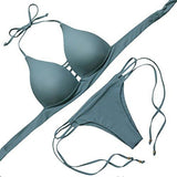 Mooskini Push Up Padded Bikini Gradient Strappy 2 Piece Swimsuit Bikini Set Mus Size 46 B854