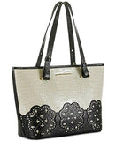 Medium Asher Black Handbag