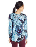 Karen Kane Polar Floral Print Tee, Small