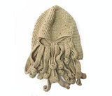Tentacle Octopus Cthulhu Knit Beanie Hat Cap Wind Ski Mask Beine Color