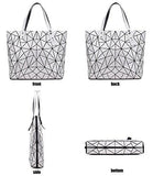 Fashion Bag Casual Tote Fold Handbag Laser Geometric Designer Handbags Ladies Shoulder Bag High Quality Red Color