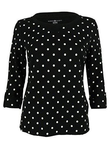 TabSleeve Polka Dot Top Pp, Deep Black