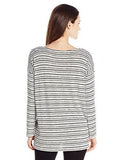 DropShoulder HiLo Top, Stripe, S