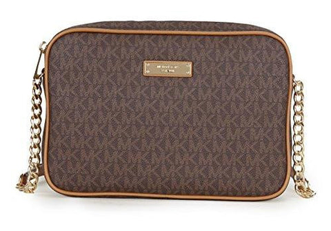 Michael Kors Jet Set Large Crossbody Bag Brown Os