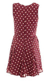 Fit & Flare PolkaDot Dress Tile Red Combo Xs
