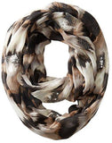 Tie Dye Sparkle Infinity Loop Scarf Heather Grey One Size
