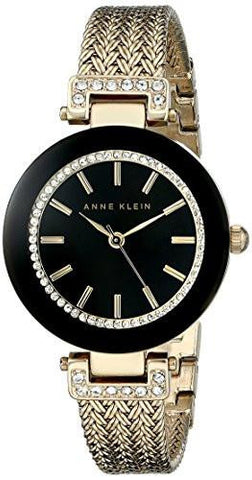 Swarovski Crystalaccented Watch With Goldtone Mesh Bracelet