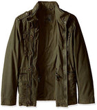 Cotton Four Pocket Military With Shoulder Quilting, Army Green, XLarge