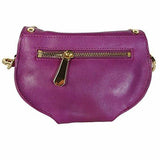 Kenneth Cole York Stud Sense Leather Crossbody Bag Mulled Wine
