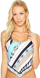 Electric Wave Tankini Multi Swimsuit Top