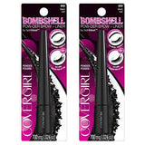 2 Pack Bombshell PowDer Brow Liner Eyebrow Powder Black 800, .24 Oz