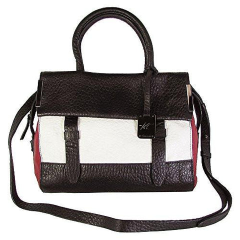 Kenneth Cole York Sullivan Street Satchel Top Handle Bag Chili Multiblack One Size