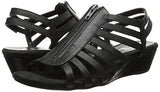 A2 By Yetaway Wedge Sandalblack Snake6 M Us