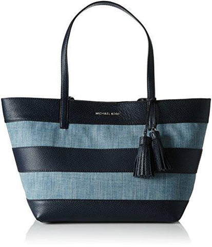 Michael Michael Kors Denim Ew Tote Washed Denim One Size