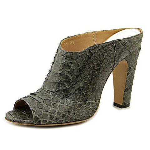 Maison Martin Margiela Python Us 8 Green Peep Toe Bootie