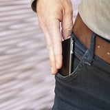 Card Blocr Rfid Blocking Wallet Credit Card Holder Slim Front Pocket Design Grey