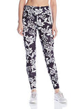 Karen Kane Side Stripe Active Pant, Black/White, XLarge