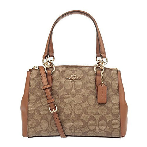 S Shoulder Inclined Shoulder Handbag F58290 Khaki Brown Imbdx