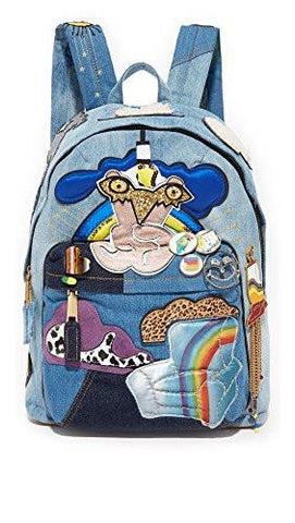 Marc Jacobs Denim Julie Biker Backpack Denim One Size