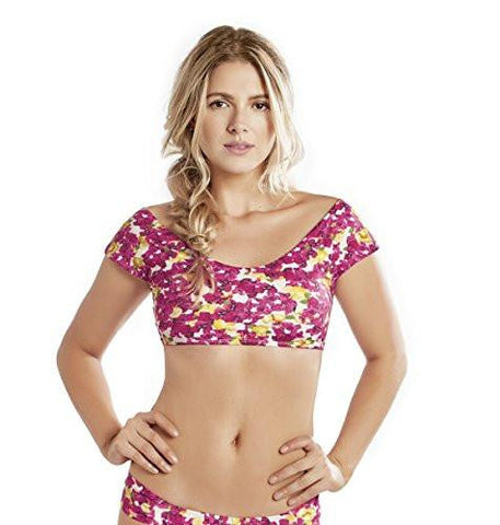 Sea Reinas Saint Peter Top Shoulder Coverage Island Bikini Bottom Large Top