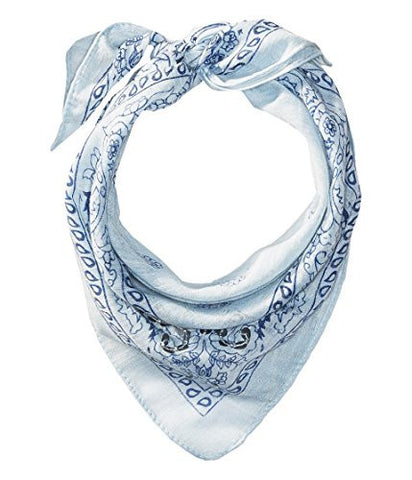 Light Contrast Bandana Neckerchief Denim One Size