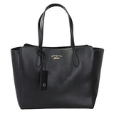 Gucci Swing Black Leather Tote Bag Bag 354397