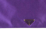 Prada Clutch Handbag Bag Purse Satin Purple
