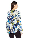 Blouson Sleeve Top, Print, Xs
