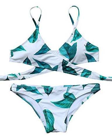 Mooskini Pushup Bikini Set Two Piece Halter Swimsuit