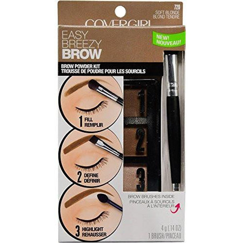 Easy Breezy Brow Powder Kit, 720 Soft Blonde Pack Of 2