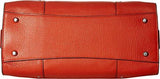 Grain Leather Mercer Satchel Carmine Handbag