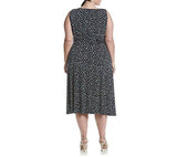 Plus Size Printed Dress 18W
