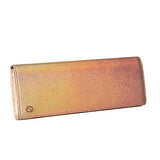 Leather Pink Sparkle Clutch