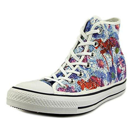 Chuck Taylor Allstar Canvas High Size 7 Bm Us; Spray Paint Bluewhiteinked