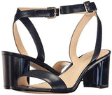 Nine West Tullip Leather Dress Sandal Navy 8 M Us