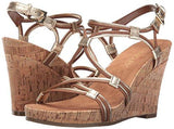 Real Plush Wedge Sandal Dark Tan Combo 105 M Us