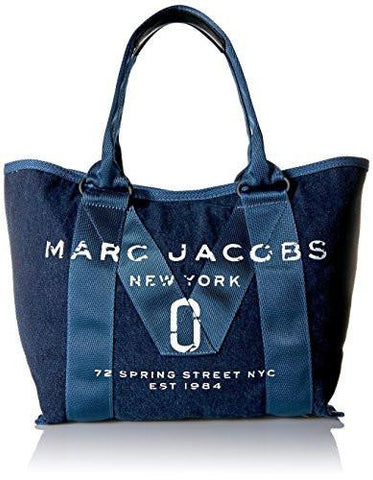 Marc Jacobs Logo Small Tote Denim