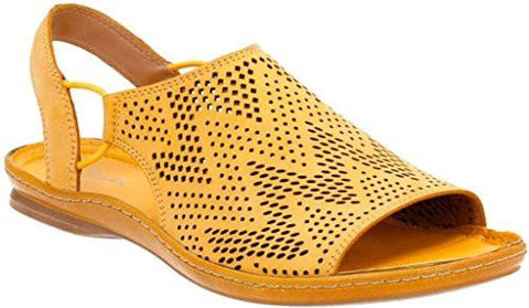 Sarla Cadence Slingbackyellow Goat Nubuckus 65 W