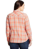 PlusSize Annie Western Shirt, Cantelope, 1X