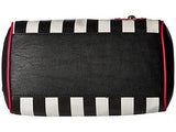Medium Speedy Barrel Satchel Bag Stripe