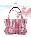 Fashion Bag Plain Folding Lady Handbags Geometry Style Female Shoulder Bags Large Casual Tote Famous Black Color