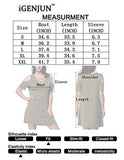Casual Short Sleeve Off Shoulder Cross Vneck Loose Dressmulticolor1Bluexxl