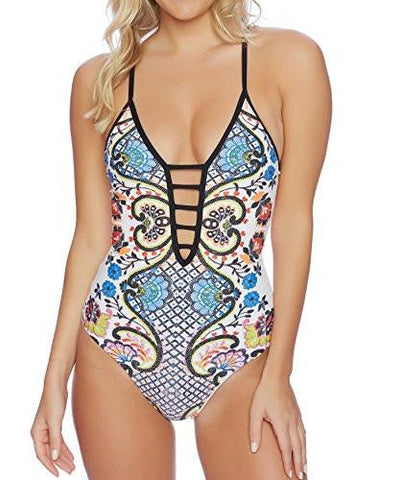 Summer Serenade Soft Cup One Piece Swimsuit, Multi, M