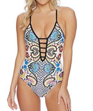 Summer Serenade Soft Cup One Piece Swimsuit, Multi, M