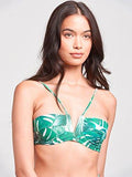 Leila Underwire Swim Top Palm Tropical S Swimwear Bikini Palm Tropical