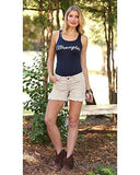 Logo Rib Tank Top Navy Small
