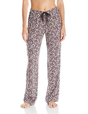 Woven Viscose Pajama Pant Tactile Animal Print Medium